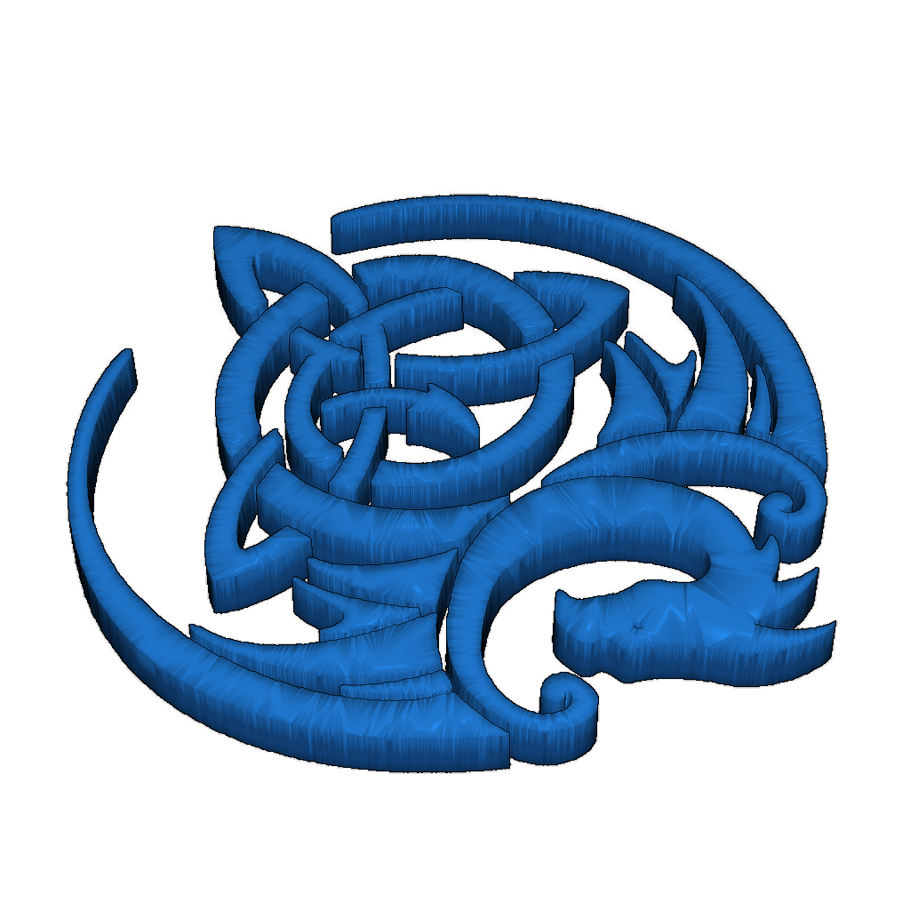 Символ кельтского дракона