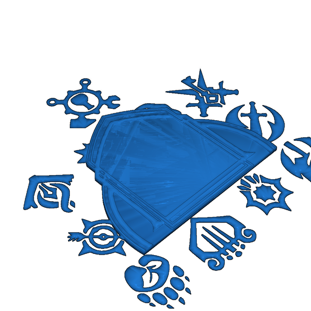 Логотипы и щиты классов DnD 2024