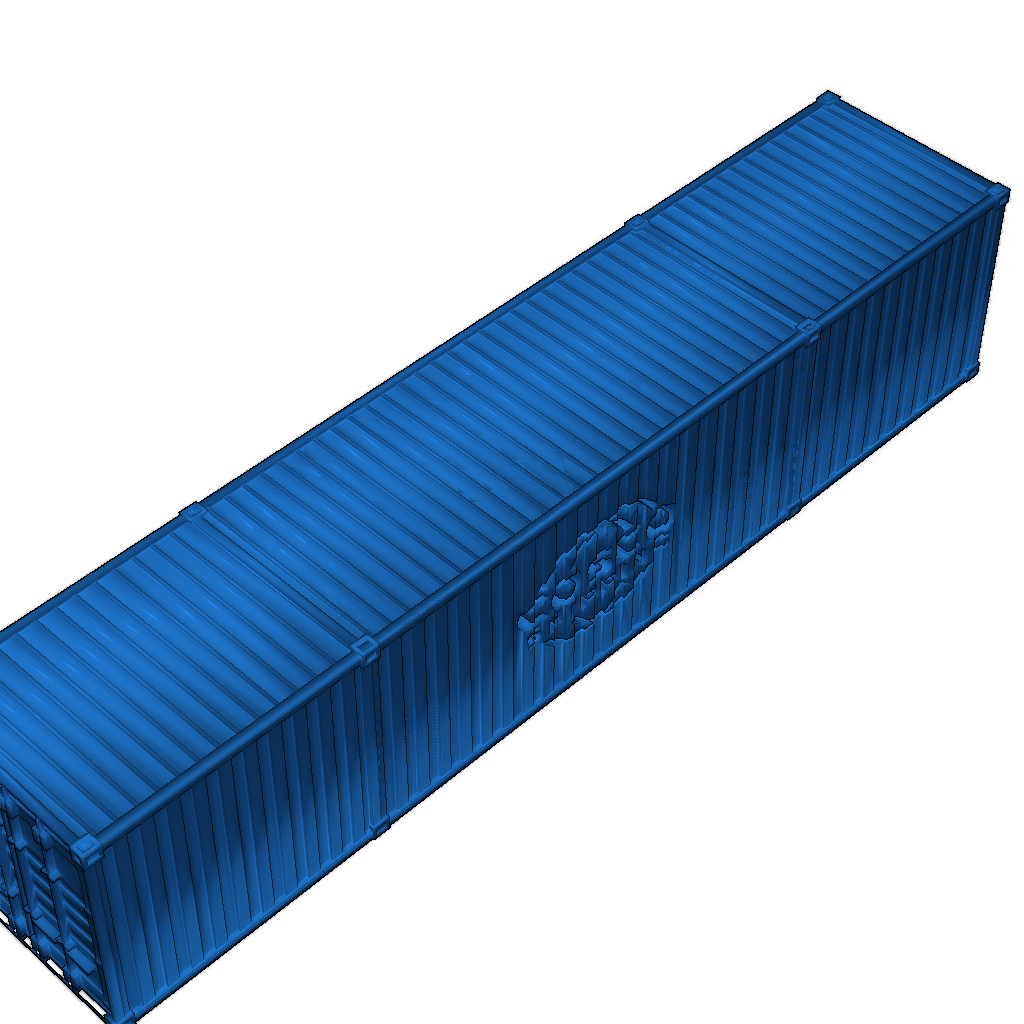 Контейнер Cosco Shipping в масштабе HO 1/87