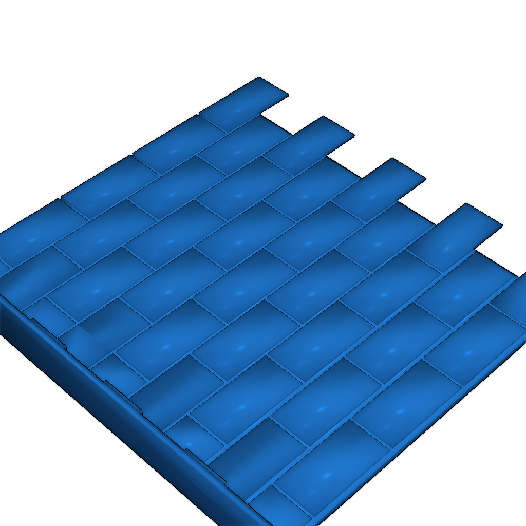 Стена с углами и Н-образными балками