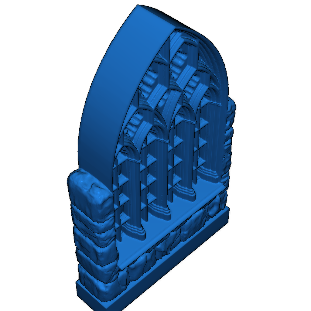 Готическое окно для подземелья OpenForge 2.0