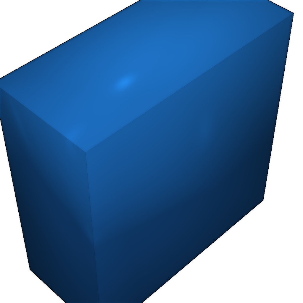 3D модель с подвижными элементами и цветными частями