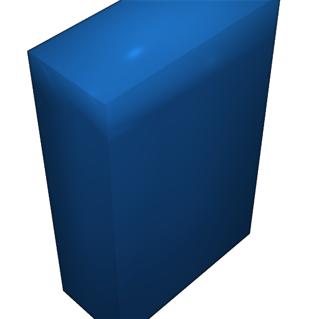 3D модель с подвижными элементами и цветными частями