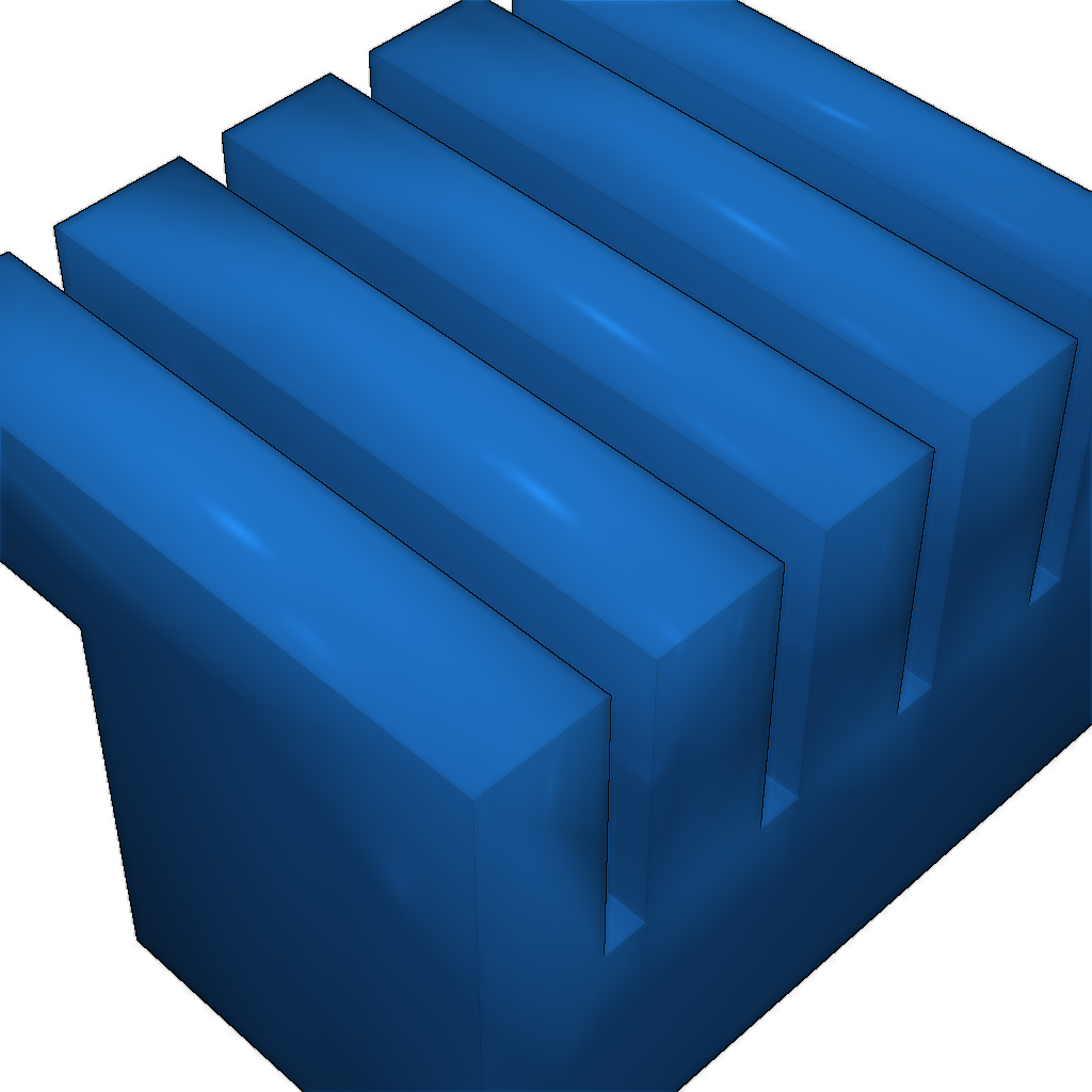 3D модель с подвижными элементами и цветными частями