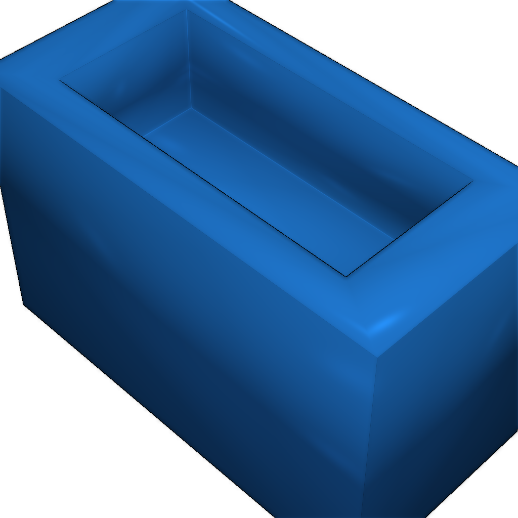 3D модель с подвижными элементами и цветными частями