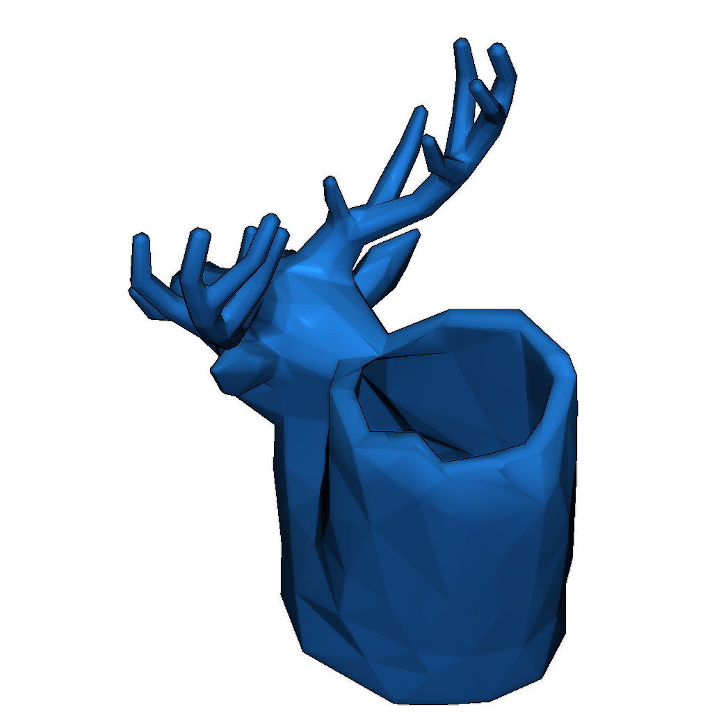 Подставка для ручек в виде головы оленя