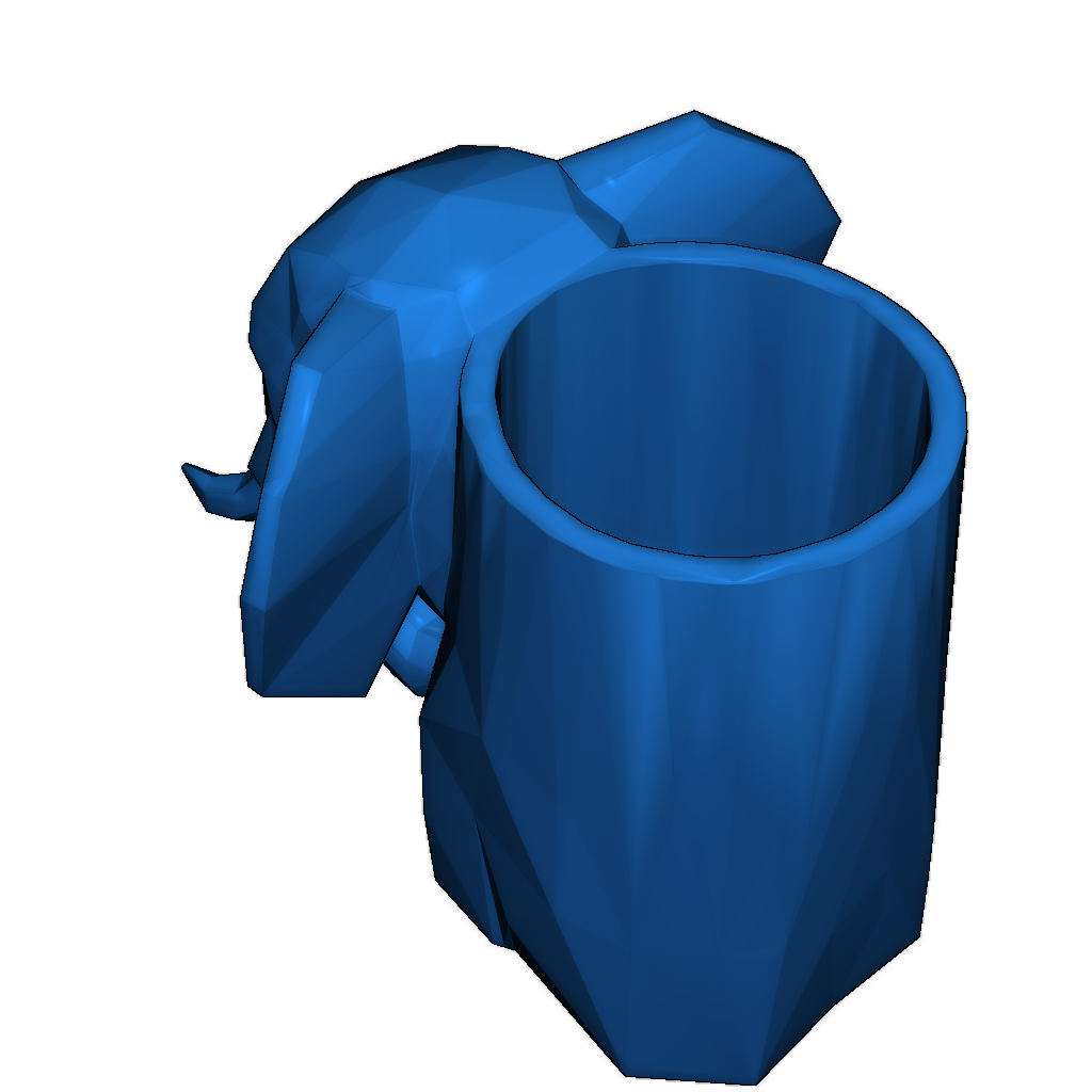 Подставка для ручек в виде головы слона