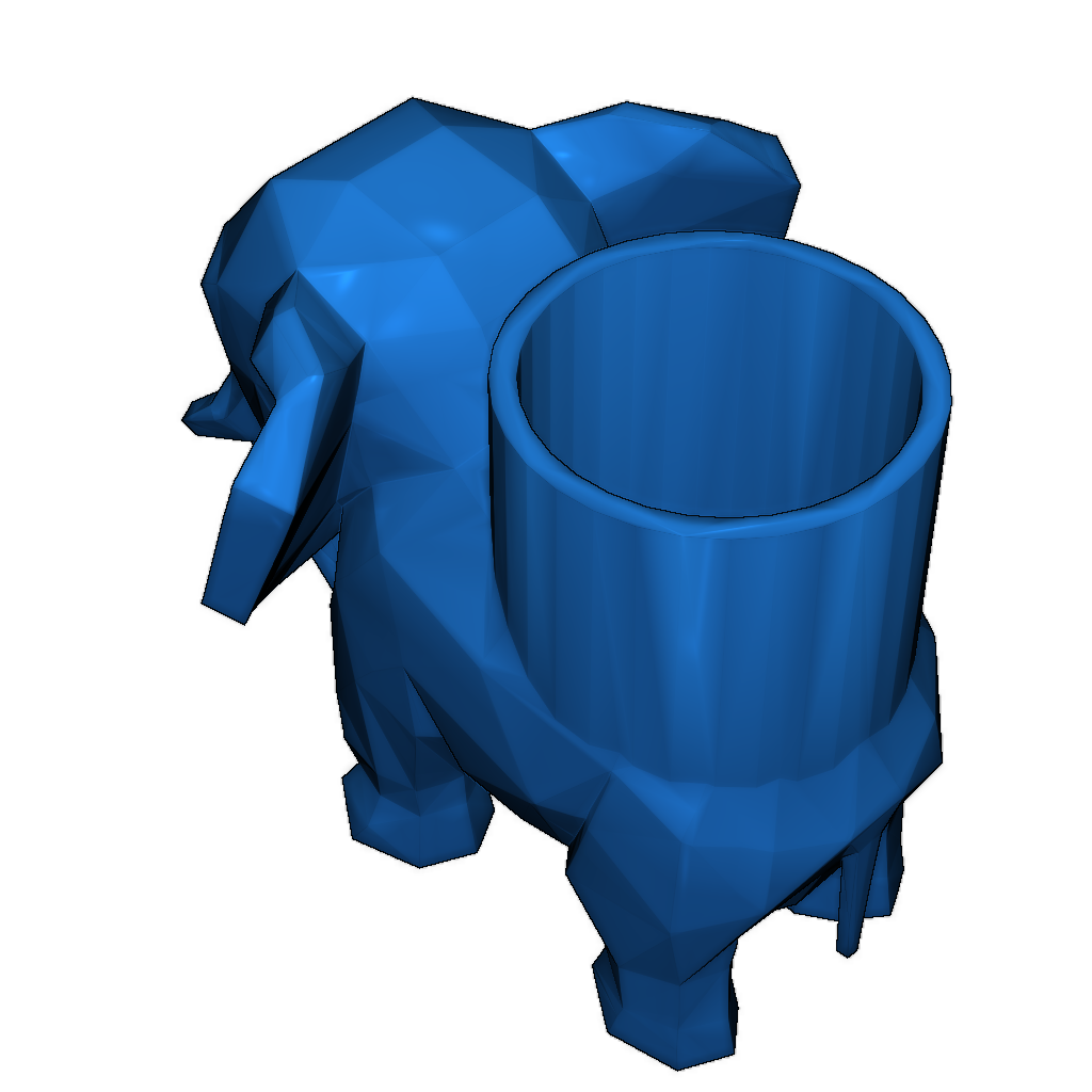 Полнотелый подставка для ручек в виде слона
