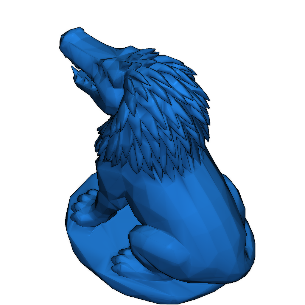 3D модель Аммит из египетской мифологии