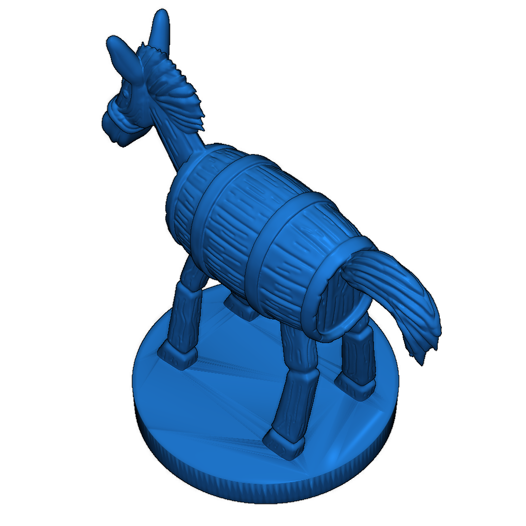 Деревянный Осел - Средний Конструкт (DND / TTRPG)