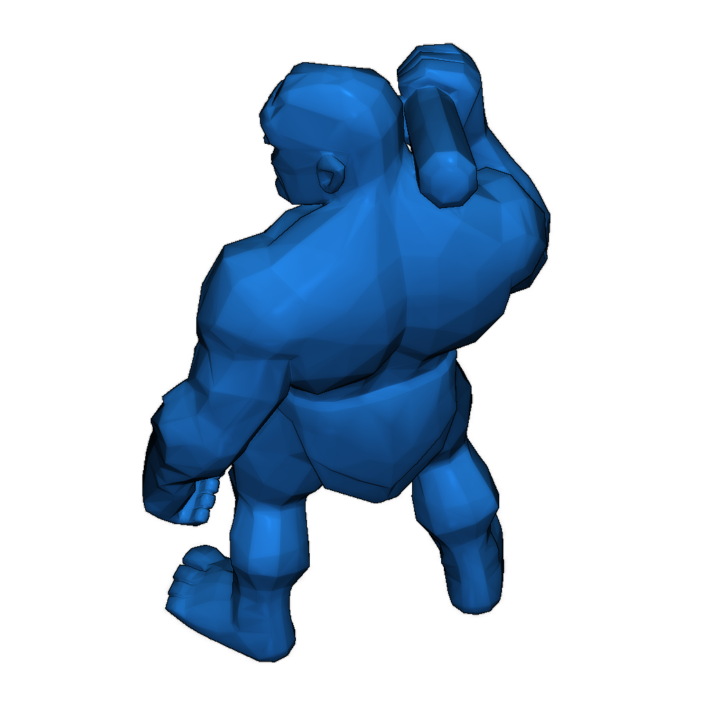 3D модель Циклопа в стиле Кристальных Граней
