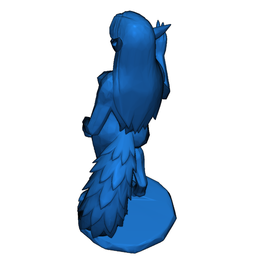 3D-модель Хулдра в стиле Кристальных Граней