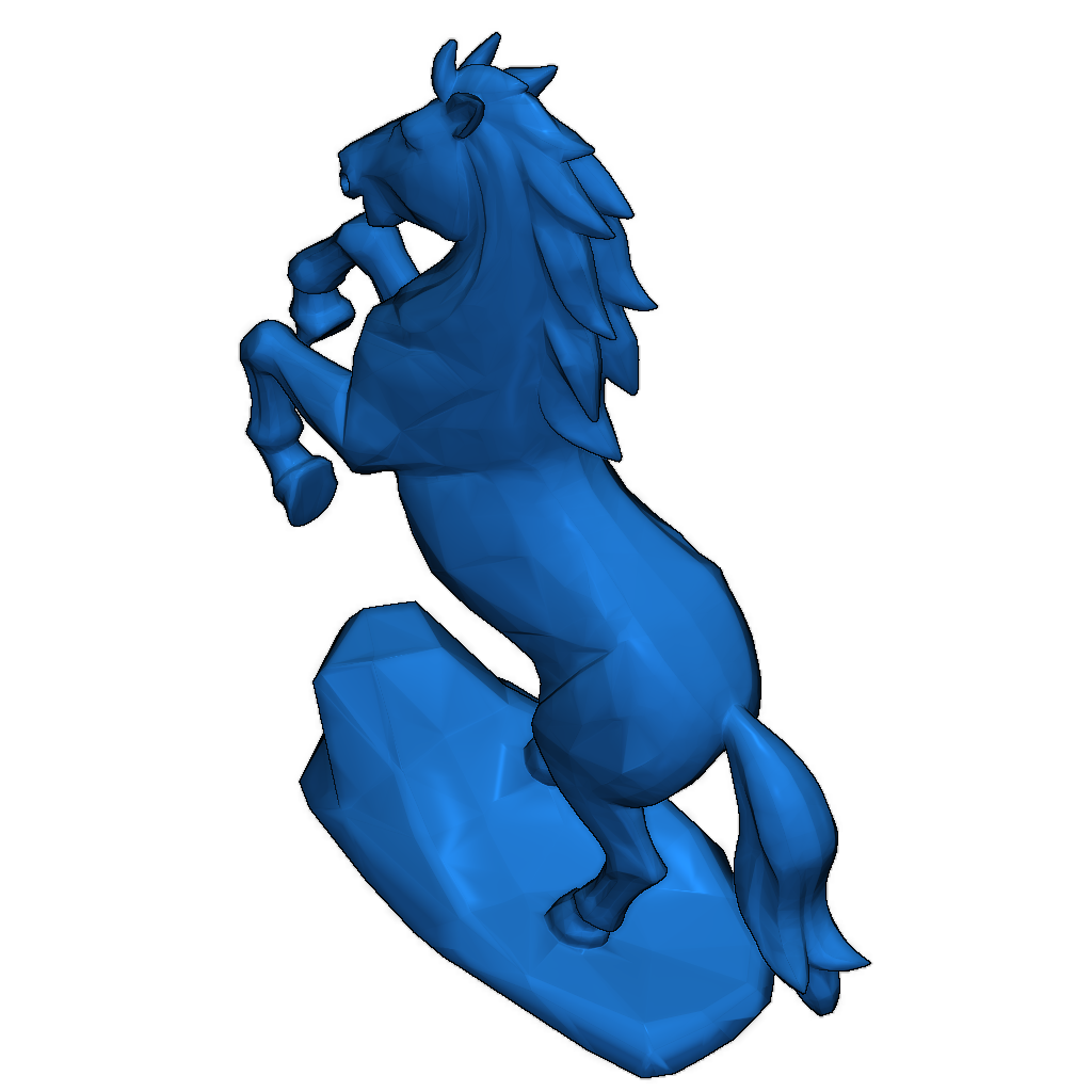 3D Модель: Арабская Лошадь в Реверансе