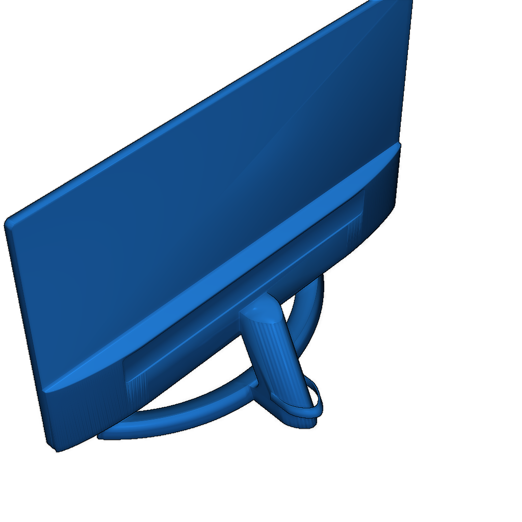 3D модель монитора LG 24"