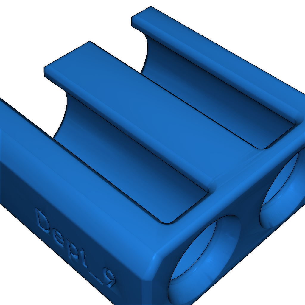 Компактный аккумуляторный блок на 4xCR123