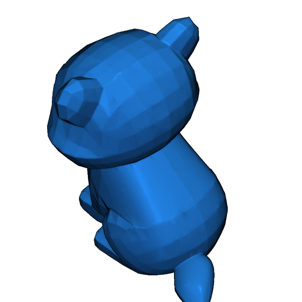 Мини Бадгер - низкополигональная модель