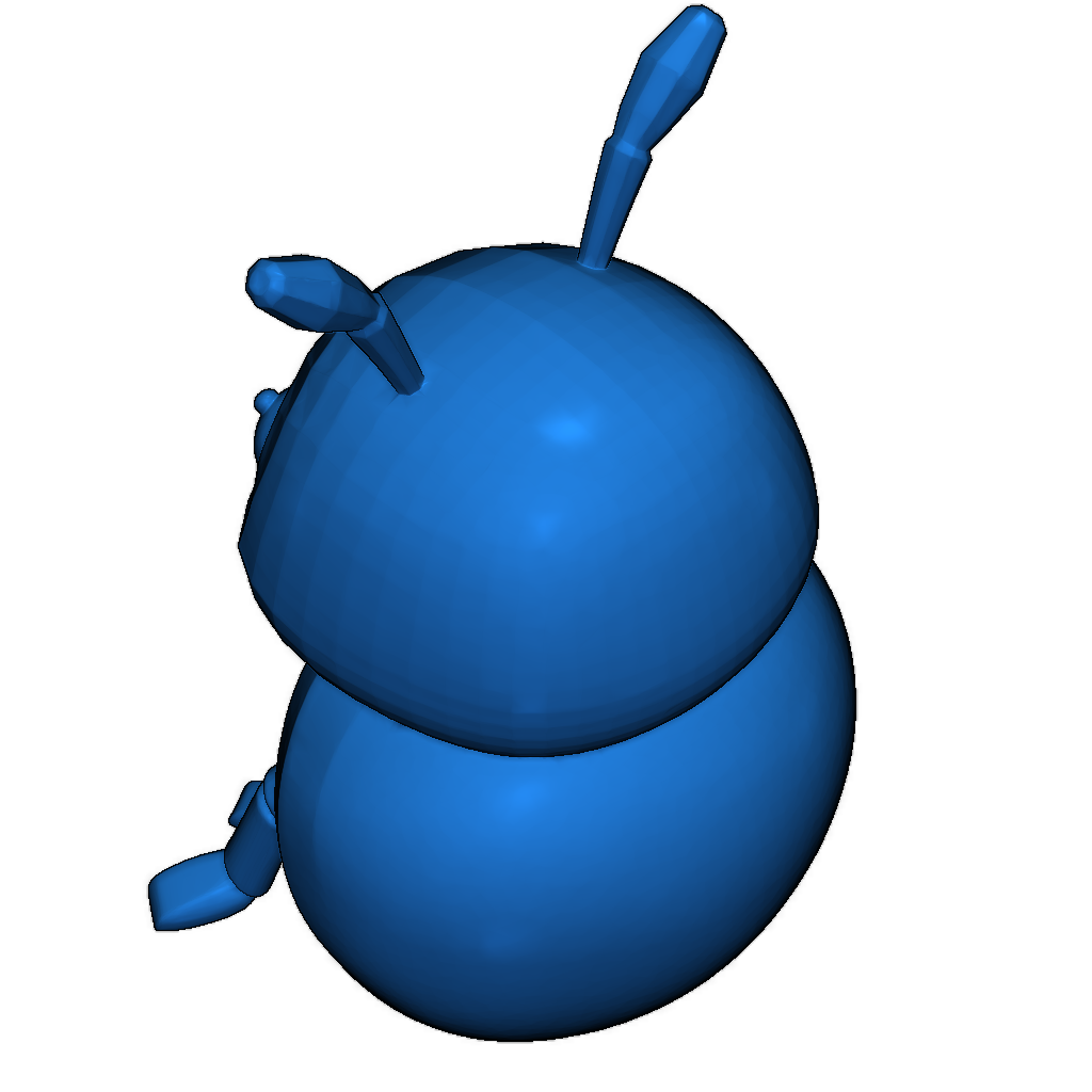 Мини Жук - 3D модель