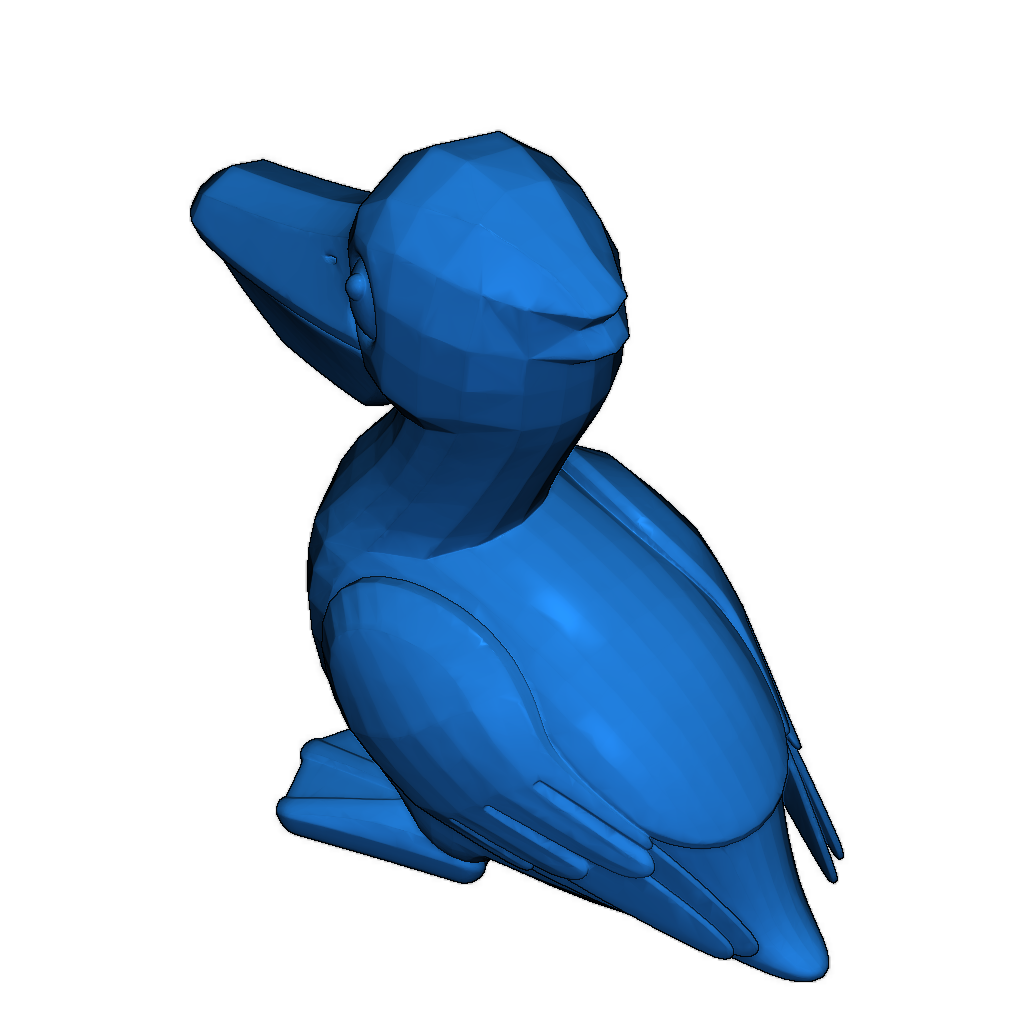 Мини Пеликан - 3D модель