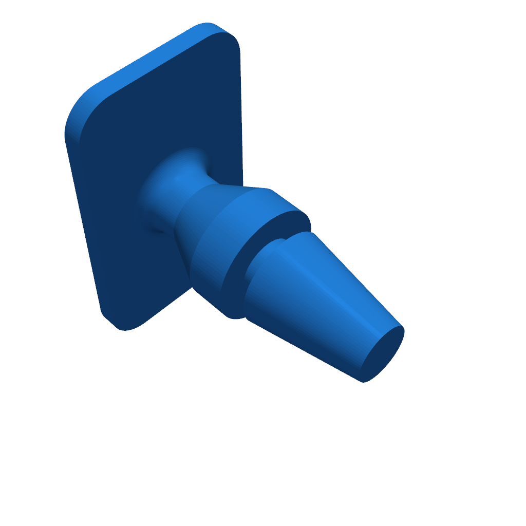 Простой штифт для крепления порога