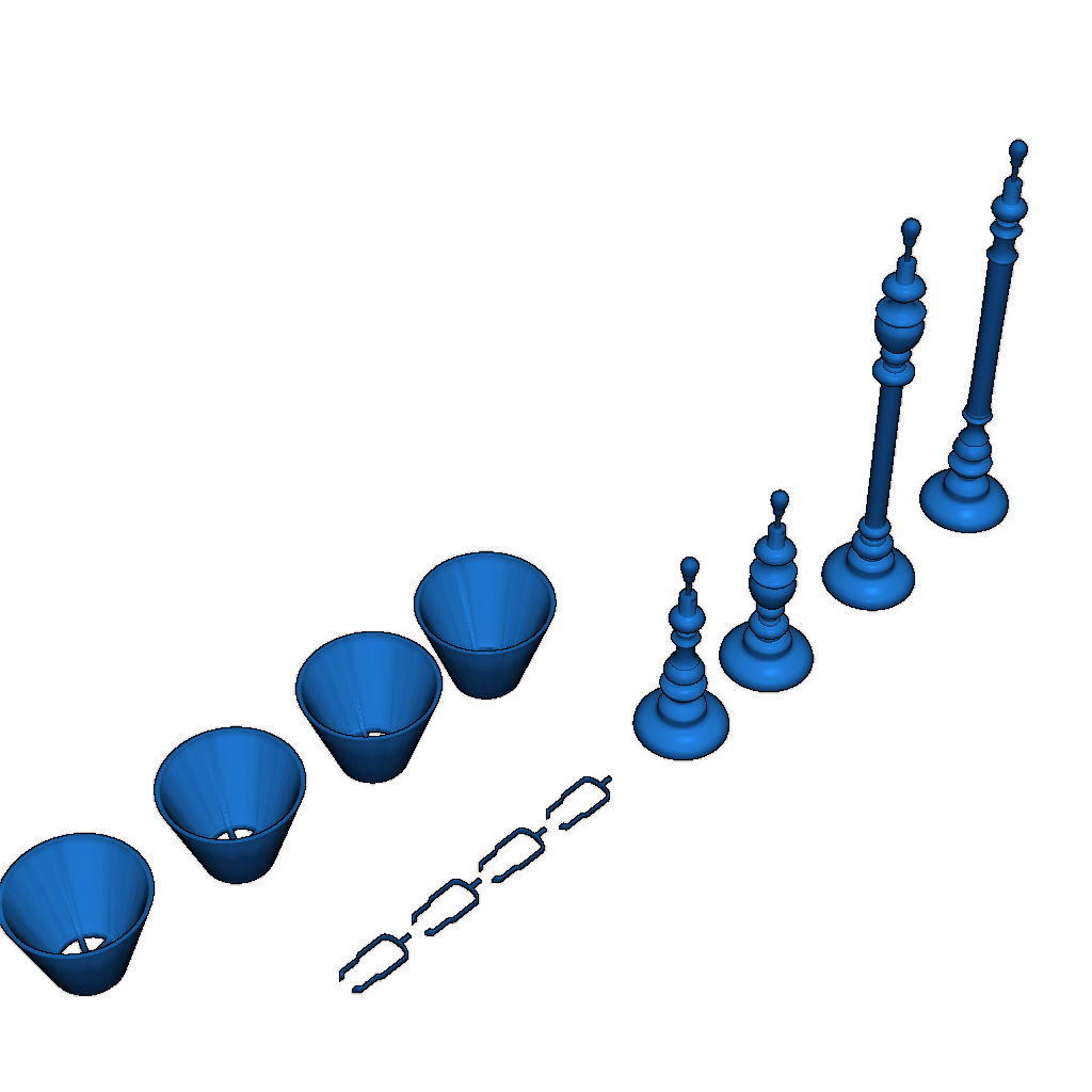 Миниатюрные лампы для кукольного домика