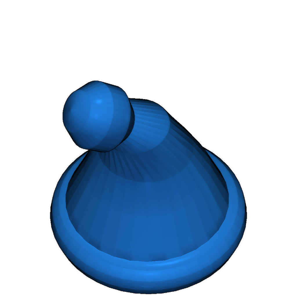 Миниатюрная шапка Санты