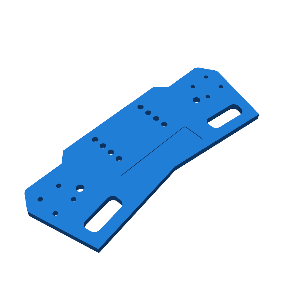 3D-модель для установки соединительной пластины на Arocs