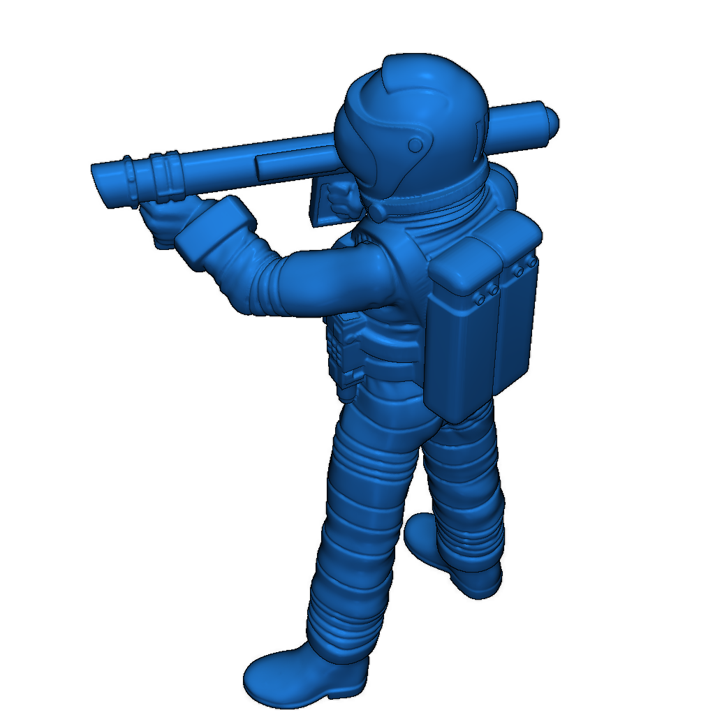 Экипаж Лунной базы в скафандрах EVA