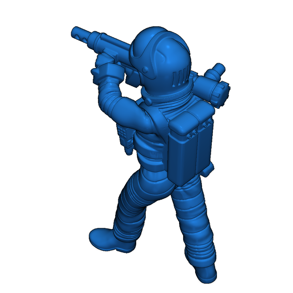 Экипаж Лунной базы в скафандрах EVA