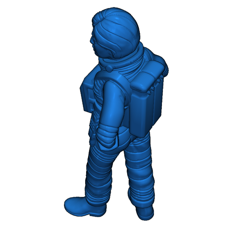 Экипаж Лунной базы в скафандрах EVA