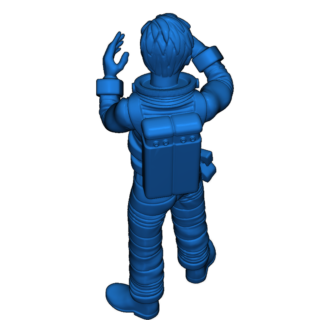 Экипаж Лунной базы в скафандрах EVA