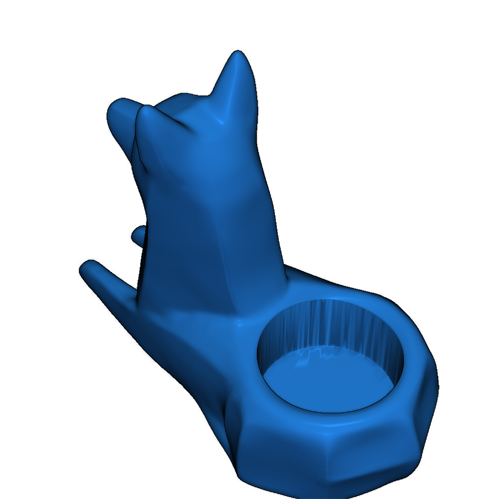 Снежный волк для чайной свечи - рождественская атмосфера