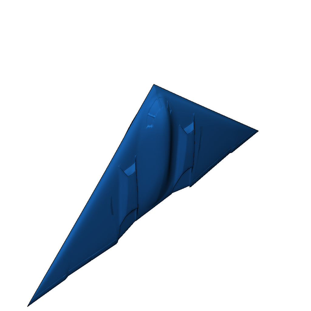 Модель B-3 (вымышленная) с кабиной пилота