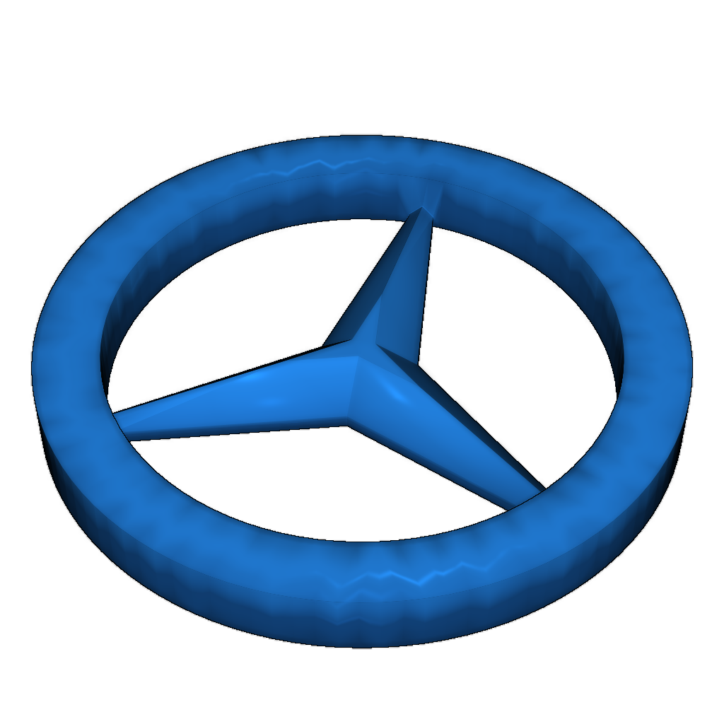 Токен в виде тележки для покупок Mercedes Star