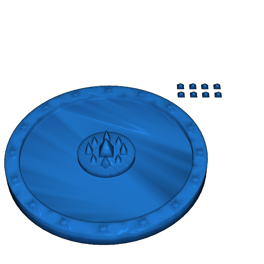 Скелет Древнего Норда и Щит Кровавого