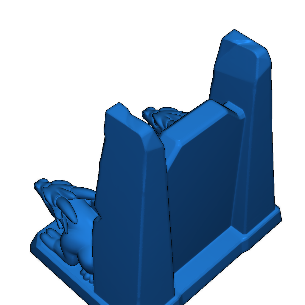 Минималистичный мультяшный трон дракона