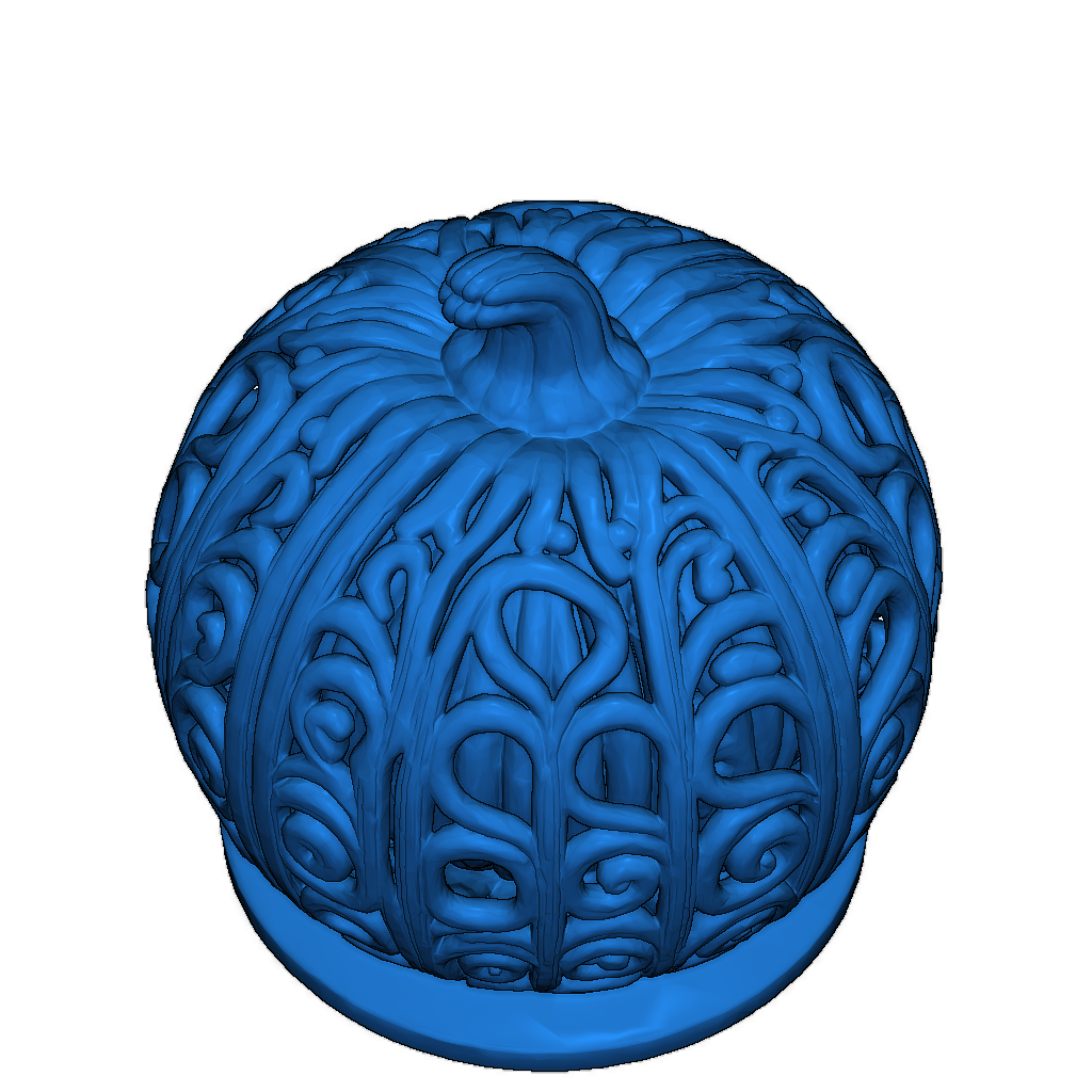 Оформленная тыква