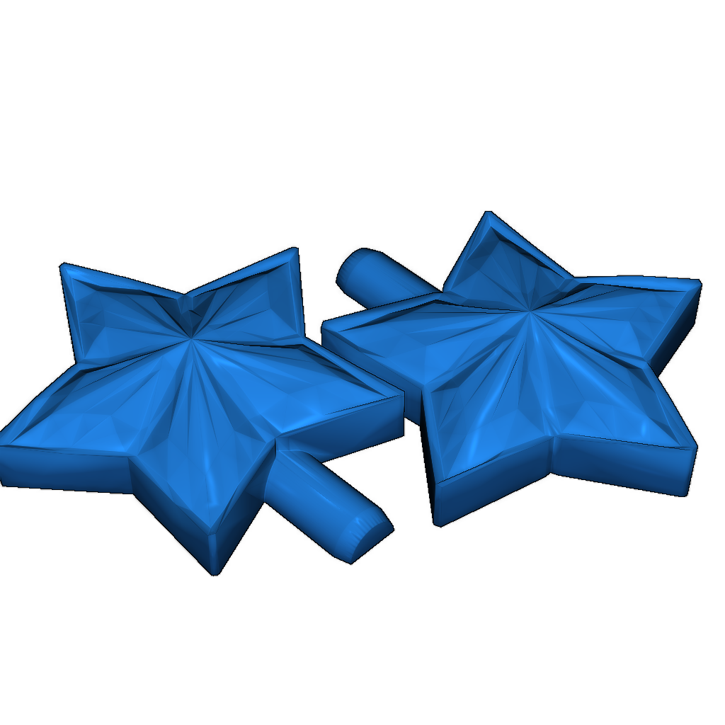 Свеча-теалайт в виде рождественской елки