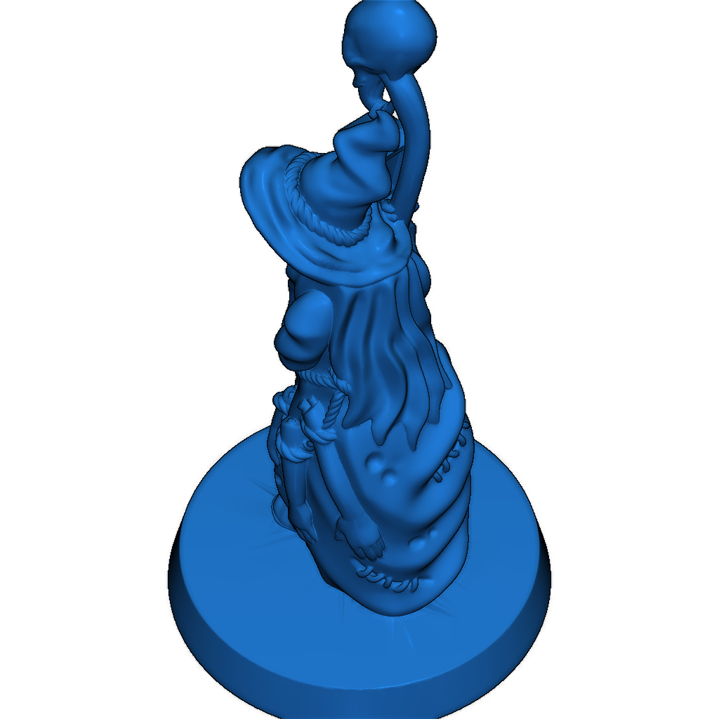 Миниатюра старой ведьмы без поддержки