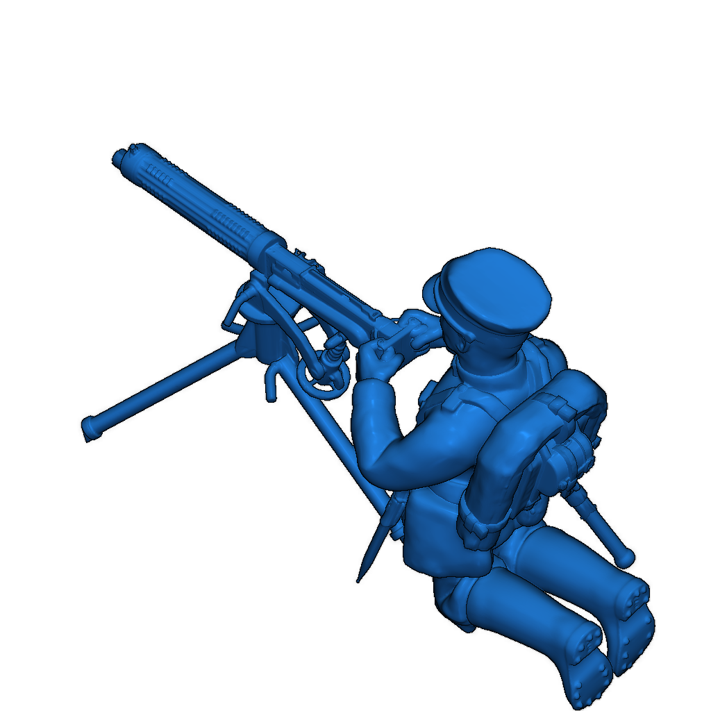 28мм латвийский пулемет времен Второй мировой войны