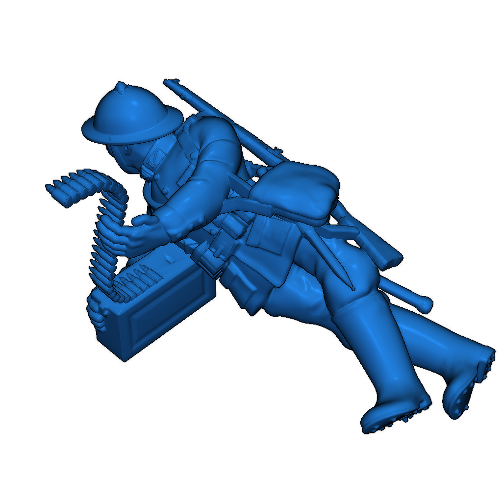 28мм латвийский пулемет времен Второй мировой войны