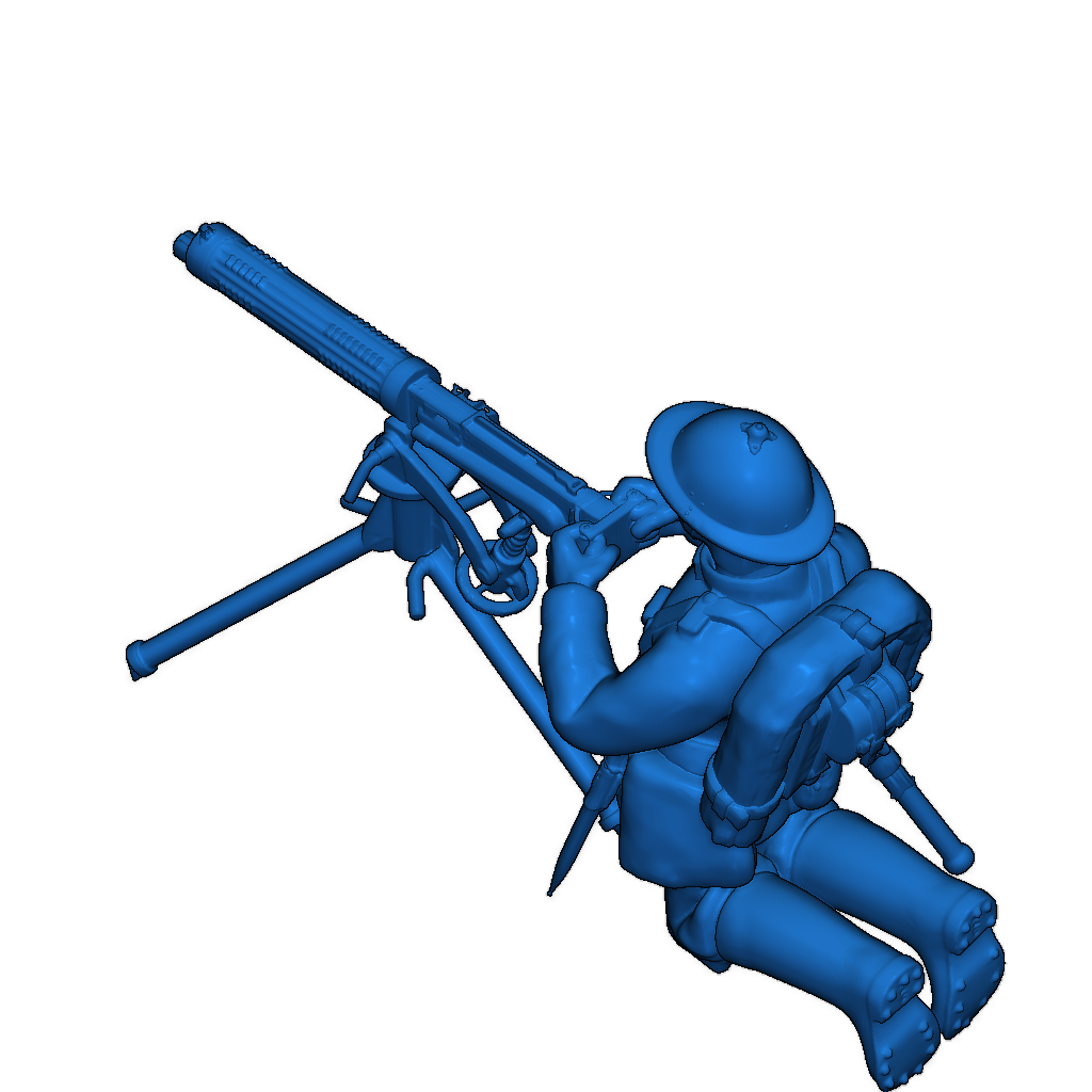 28мм латвийский пулемет времен Второй мировой войны