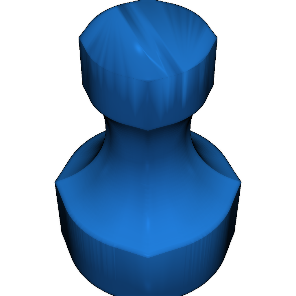 Фигурка пешки с магнитом (параметрическая)