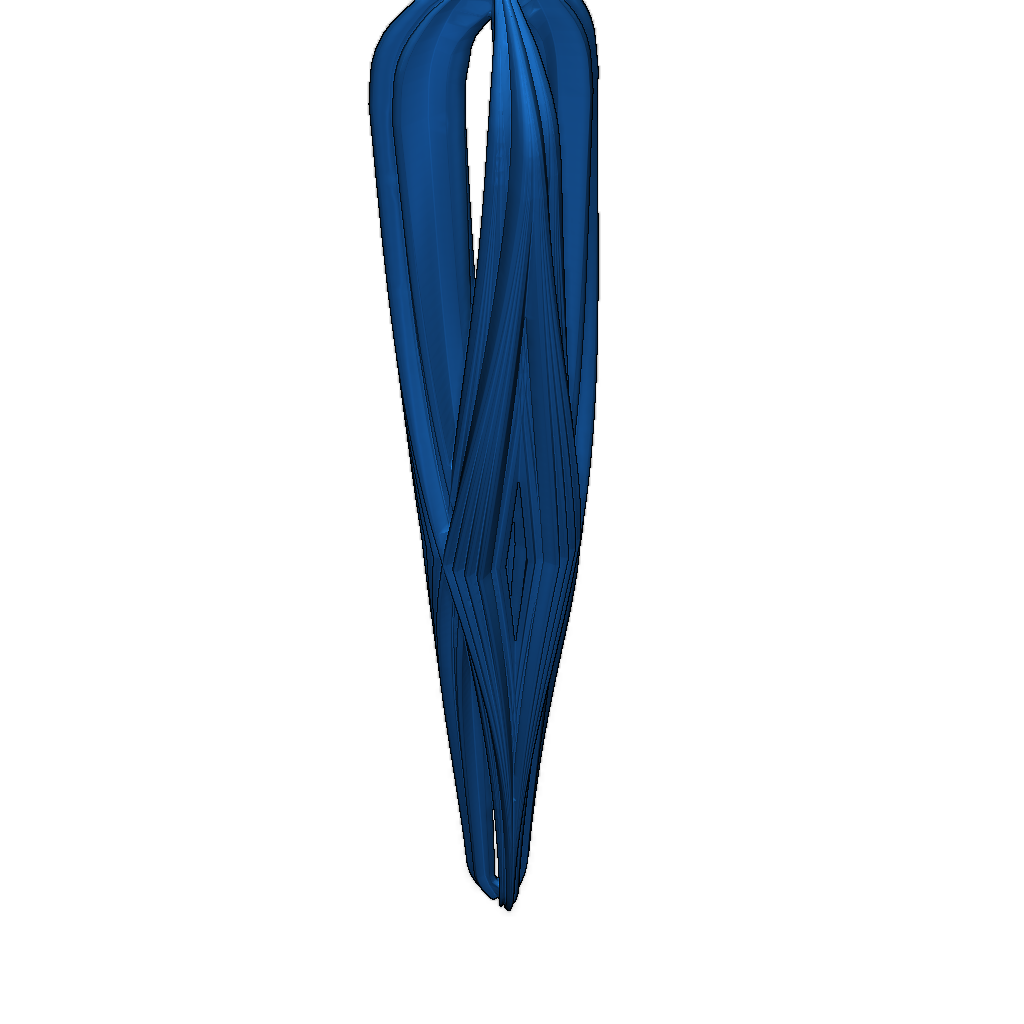 Открытый алмазный сосулька рождественский ornament