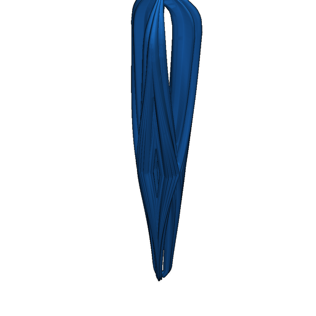 Открытый алмазный сосулька рождественский ornament