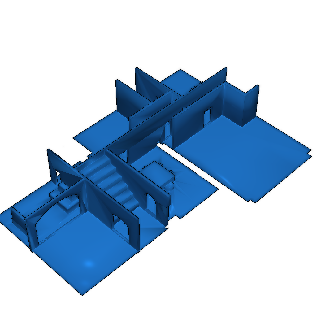 Дом Симпсонов: планы этажей и стены