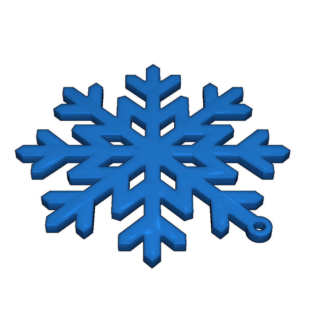 Рождественские украшения - снежинки