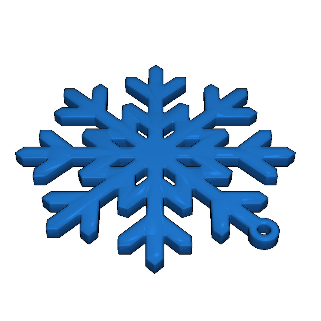 Рождественские украшения - снежинки