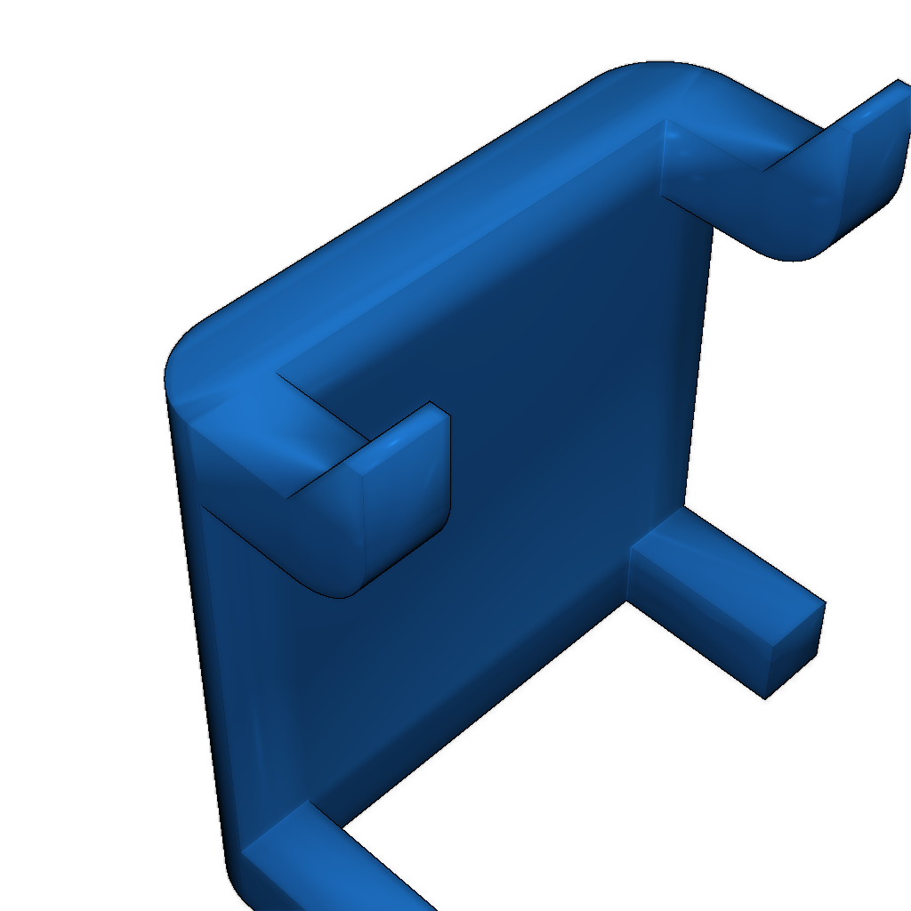 Держатель для линейки на перфорированном стенде