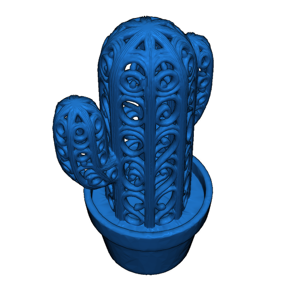 Оформленный кактус