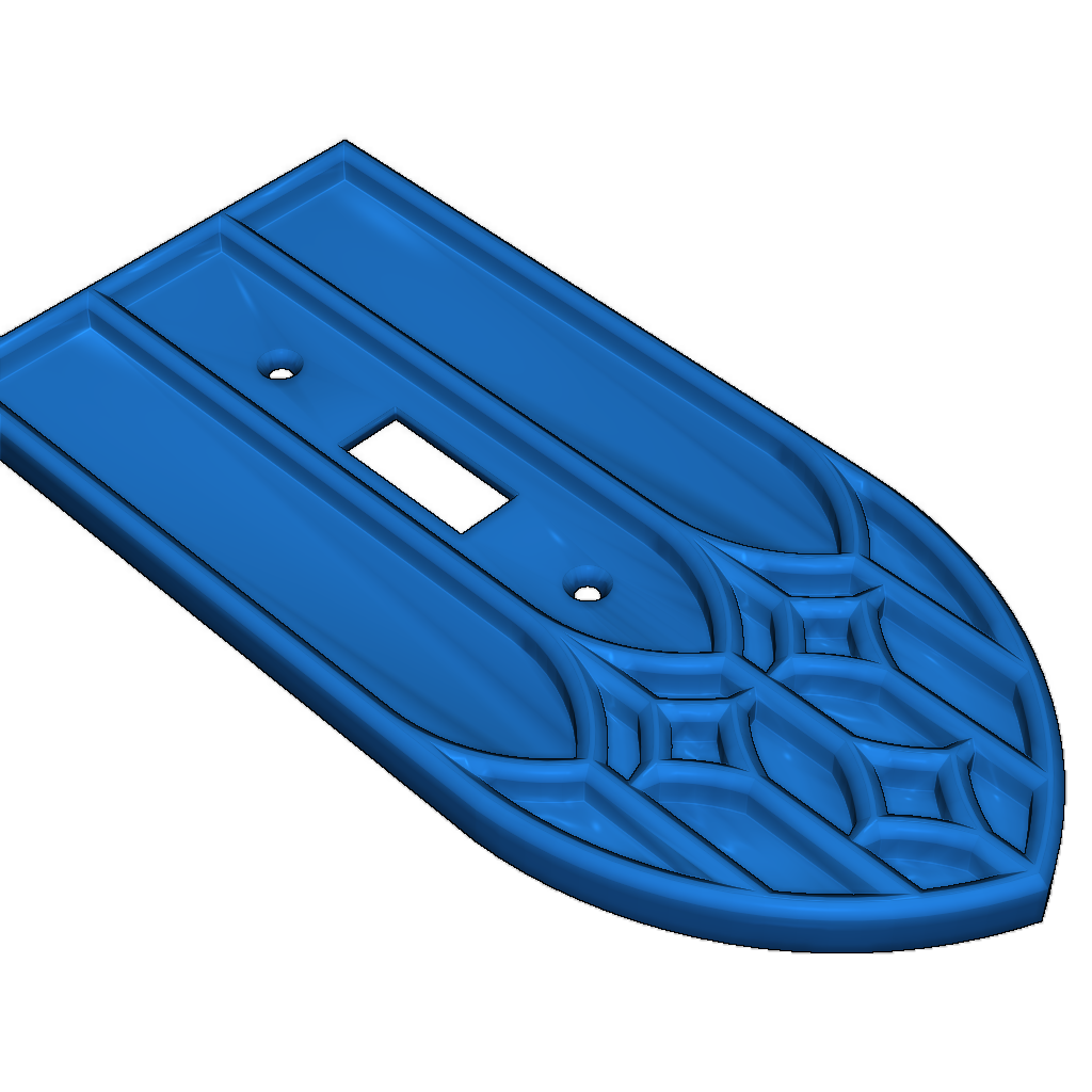 Готическая викторианская накладка для выключателя света